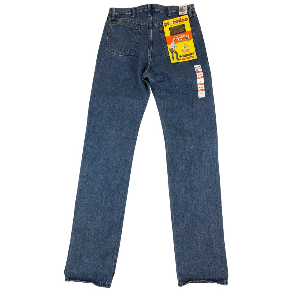 Wrangler Cowboy Cut Jeans Mens 31x38 Blue 13MWZ Original Fit Denim NWT